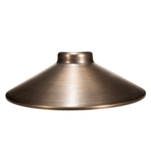 Load image into Gallery viewer, Total Light Boca Brass Path Light- 8" Shade 15" Stem - Total Light Landscape Lighting Solutions