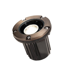 Load image into Gallery viewer, Total Light Well Light With Classic Brass &amp; Clear Lens Top - Total Light Landscape Lighting Solutions
