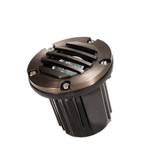 Load image into Gallery viewer, Total Light Well Light With Classic Brass Louvered Top - Total Light Landscape Lighting Solutions