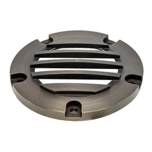 Load image into Gallery viewer, Total Light Well Light With Classic Brass Louvered Top - Total Light Landscape Lighting Solutions