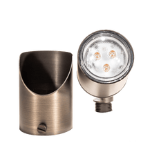 Load image into Gallery viewer, Total Light Blaze Up Light Classic Brass - Total Light Landscape Lighting Solutions