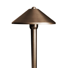 Load image into Gallery viewer, Total Light® Destin Brass Path Light- Cone Shade 18" Stem