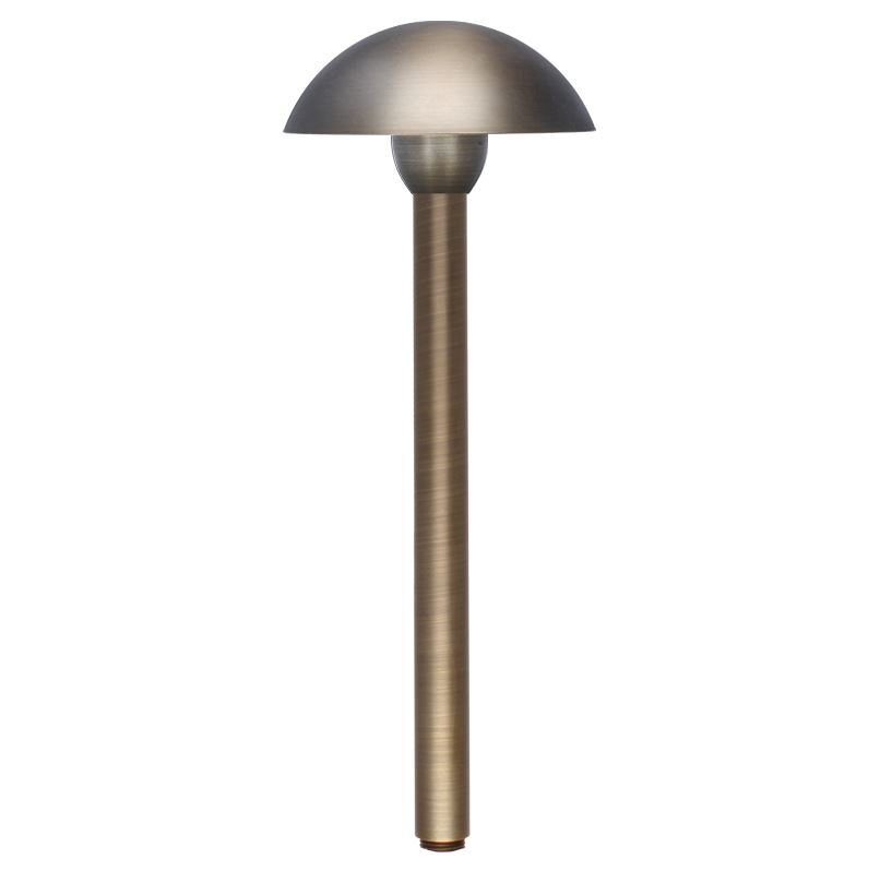 Total Light® Melbourne Dome Style Brass Path light with 18