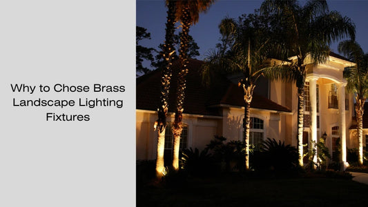 Solid brass landscape lighting fixtures