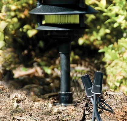 Gel-filled waterproof wire connectors for direct-burial landscape lighting