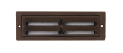 Total Light brass LED step light with remote dimming and 2700K/3000K CCT – alternate view