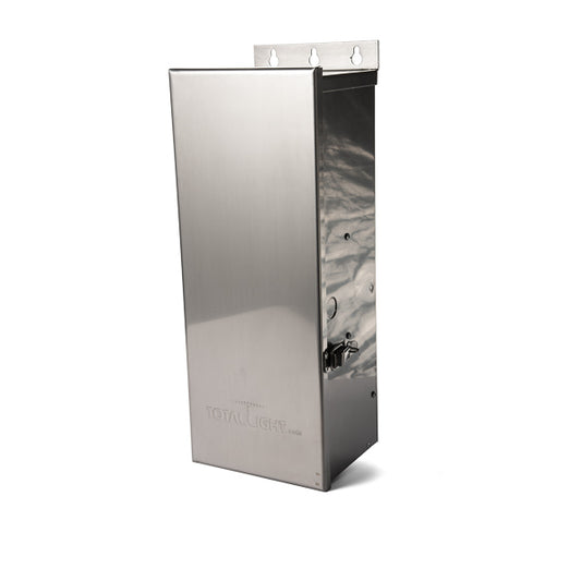 Total Light 600W stainless steel multi-tap landscape lighting transformer, 12V–22V