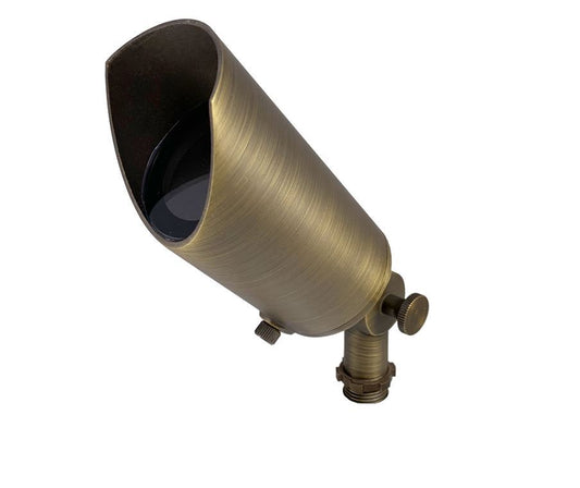 Total Light Grizzly cast brass landscape spotlight