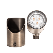 Load image into Gallery viewer, Total Light Blaze Up Light Classic Brass - Total Light Landscape Lighting Solutions
