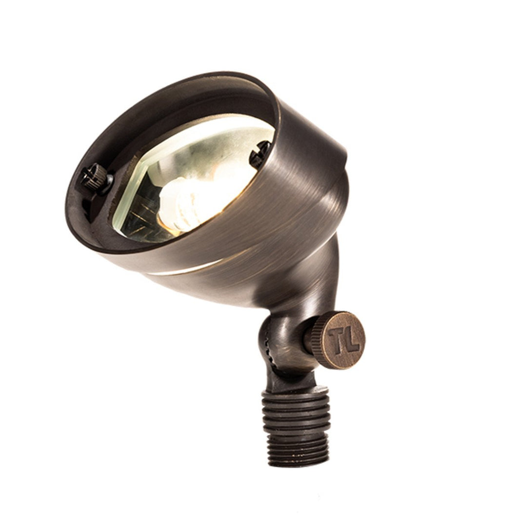 Classic Brass Wall Wash - Total Light Landscape Lighting Solutions