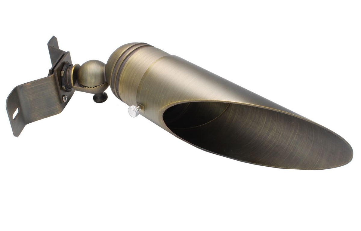 Total Light Magnolia brass landscape downlight – alternate view