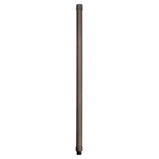 Total Light 24-inch classic brass landscape lighting riser