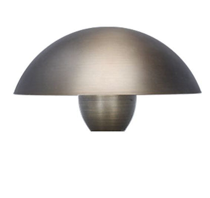 Total Light Melbourne dome brass path light with 18-inch stem – dome detail